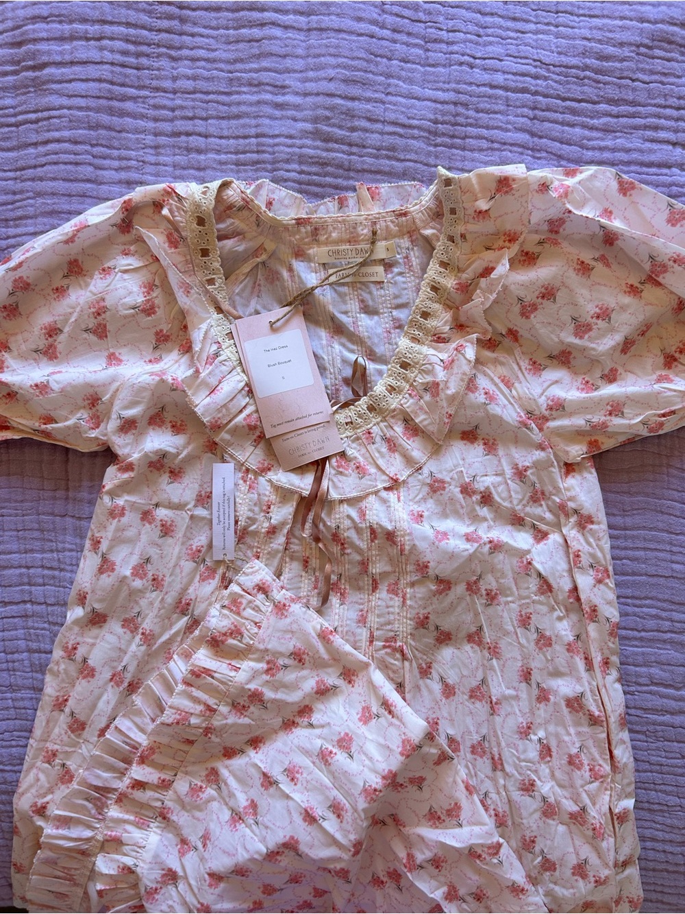 Christy Dawn Inez Dress In Blush Bouquet - Picture 8 of 10